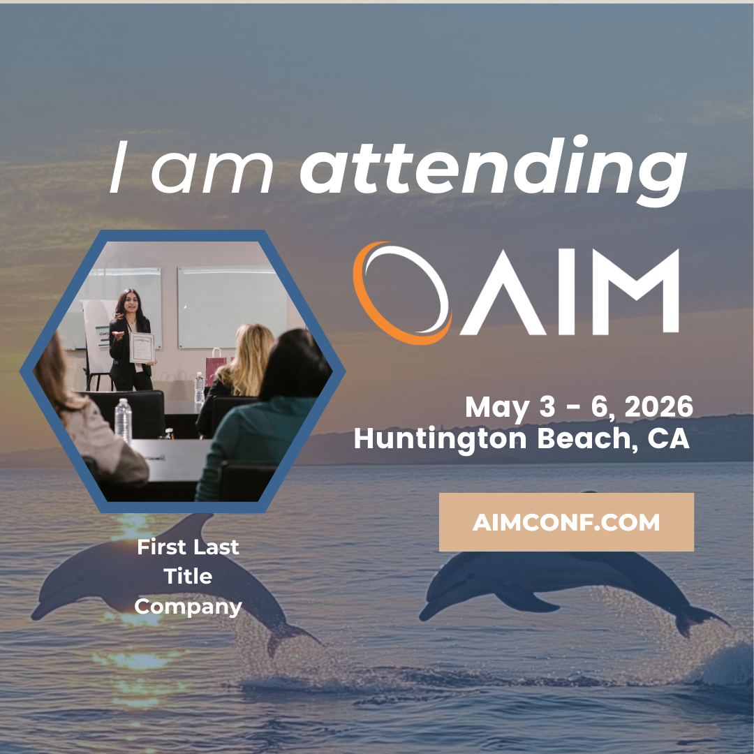 I am attending AIM graphic